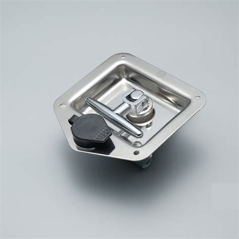 Locking Stainless Steel Paddle T Handle Door Latch