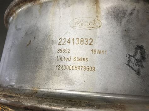 22413832 Mack Mp8 Exhaust Dpf Filter For Sale