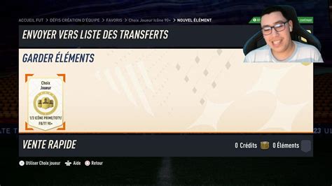 J Ouvre Le Choix Icone Prime Fut Birthday Toty Ou Trophy Titans