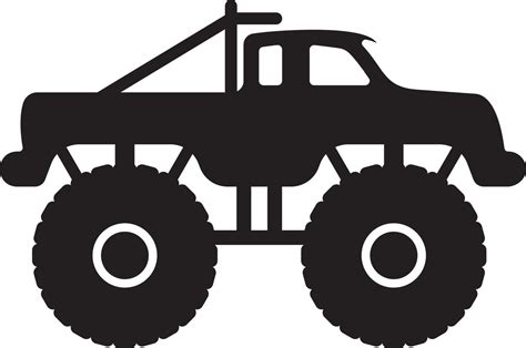 Mud Truck Silhouette