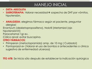 Dolor abdominal de intoxicaciones agudas: manejo en urgencias | PPT