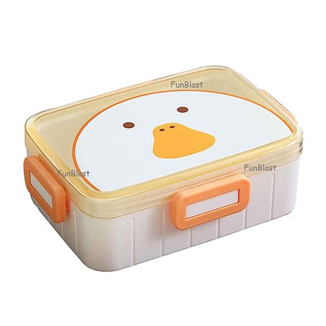 Buy Funblast Cartoon Lunch Box For Kids Plastic Tiffin Box For School