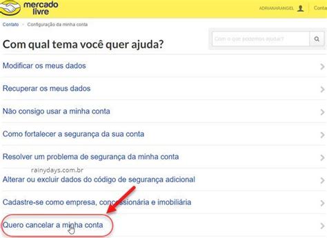 Como Cancelar Conta Do Mercado Livre Excluir Permanentemente