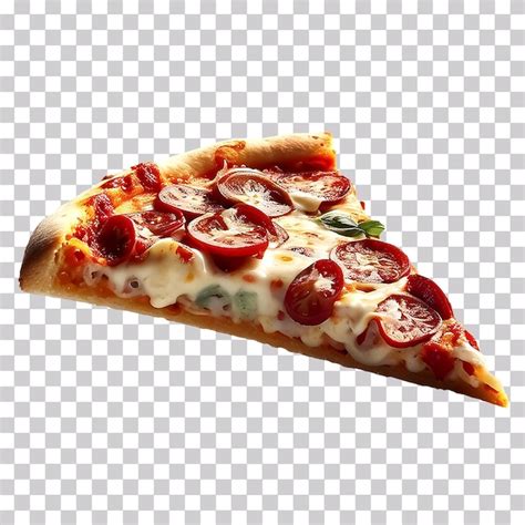 Premium Psd D Realistic Pizza Slice Isolated On Transparent Background