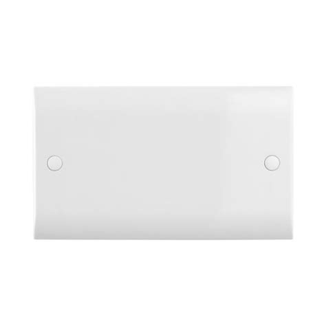 Saxby Curved Edge G Modular Faceplate Modules In White