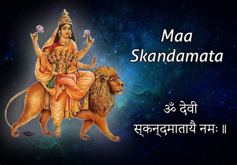 Navaratri 2018 Day 5 Skandamata Puja Worship The Fifth Form Of Goddess