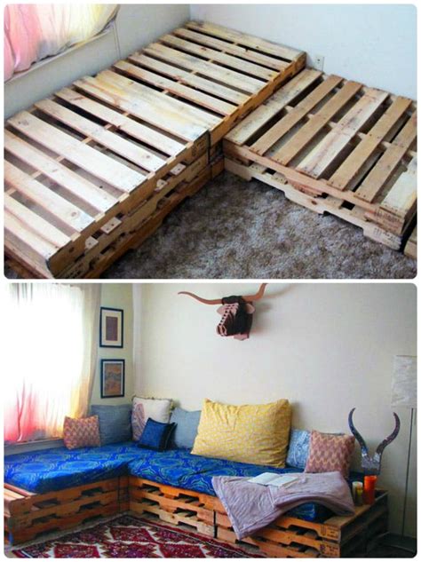 20 DIY Pallet Sofa Plans Step by Step Instructions - DIYnCrafty