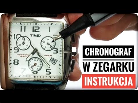 INSTRUKCJA OBSŁUGI CHRONOGRAFU W ZEGARKU RESET KALIBRACJA WSKAZÓWEK