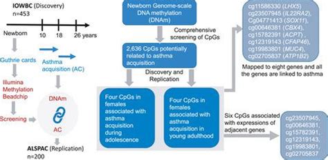 Newborn DNA Methylation And Asthma Acquisition Across Adolescence And