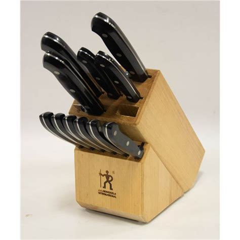 J.A. HENCKELS INTERNATIONAL KNIFE BLOCK SET