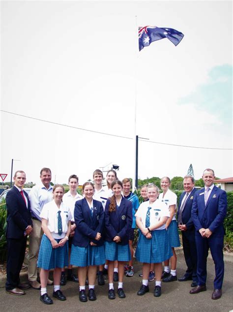 Bundaberg Christian College Flies Australian Flag High Bundaberg Now