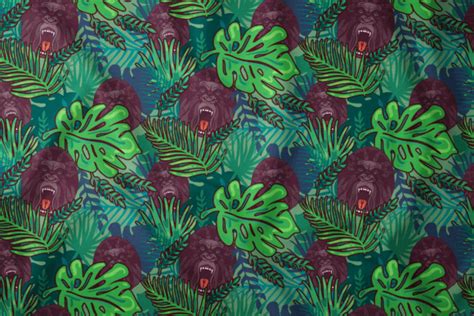 Angry Gorilla Pattern Graphic By Barsrsind · Creative Fabrica