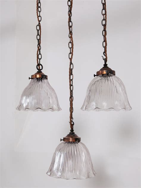 Diminutive Holophane Pendants Drew Pritchard Ltd