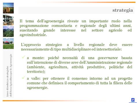 Linee Di Indirizzo Strategiche DellArea Agricoltura Ppt Scaricare