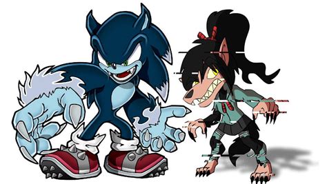 Sonic Vanellope Werewolf By Psn Vanellopeglitch On Deviantart