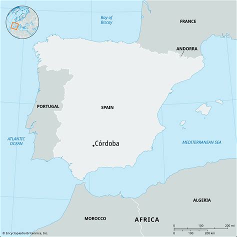Cordoba On World Map