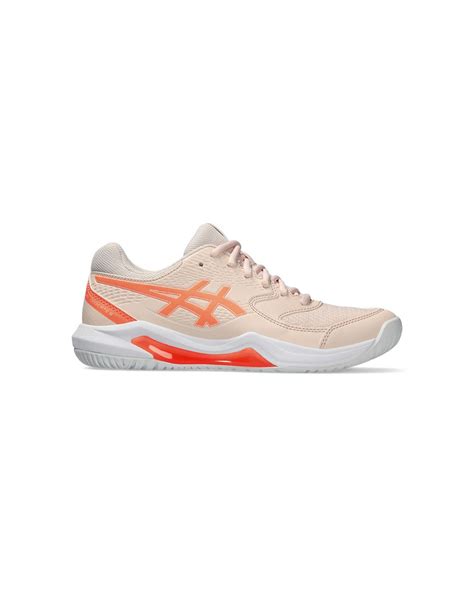 Sapatilhas De T Nis Asics Gel Dedicate Mulher Rosa Coral