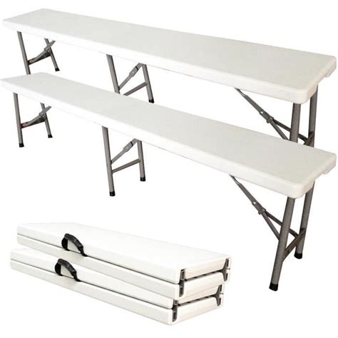 Banc En Plastique Robuste Banc Pliant Transportable X X Cm