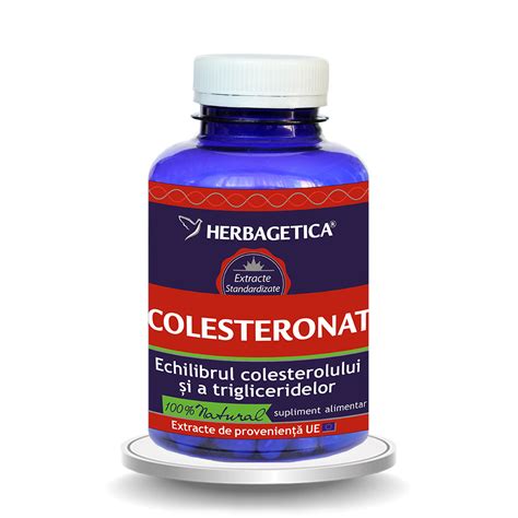 Colesteronat 120 Capsule Herbagetica Drmax Farmacie