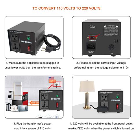 Yinleader Step Up And Step Down Voltage Transformer Power Converter Convert 220v To 110v Or 110v