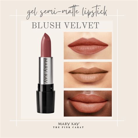 Blush Velvet Gel Semi Matte Lipstick Mary Kay Cosmetics Mary Kay