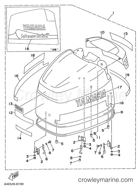 Top Cowling Yamaha Outboard Hp S Txrv Crowley Marine