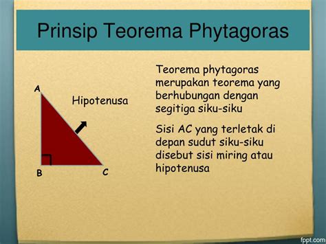 Ppt Teorema Phytagoras Powerpoint Presentation Free Download Id