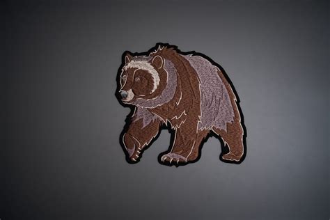 Bear Iron-On Patch - MakeMyPatch