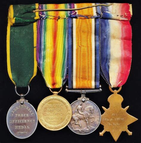 Aberdeen Medals A Great War Era Campaign And Long Service Medal Group