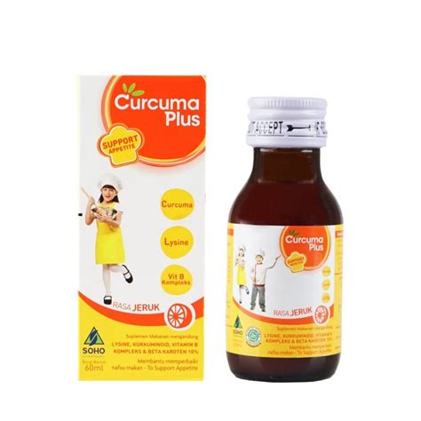 Jual Curcuma Plus Sirup Ml Plus Support Appetite Meningkatkan