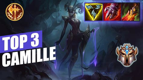 Wild Rift Camille TOP 3 Jungle Challenger Ranked Game Build YouTube