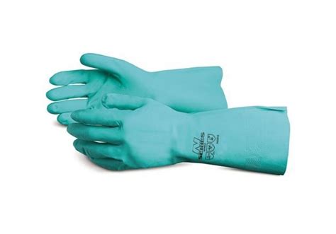 Nitrile 18 Mil Gloves Flock Lined Glove America