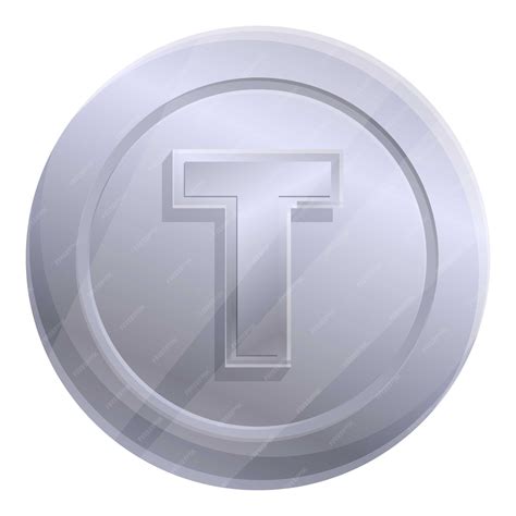 Premium Vector | Silver token icon cartoon of silver token vector icon