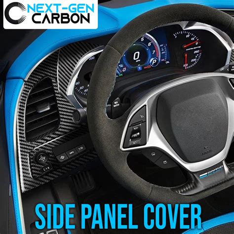 C7 Corvette Carbon Fiber Dashboard Panel Overlay Cover 2017 2019 Chevy