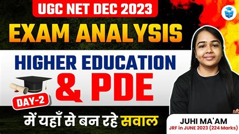 UGC NET Exam Analysis 2023 Higher Education PDE Questions In UGC