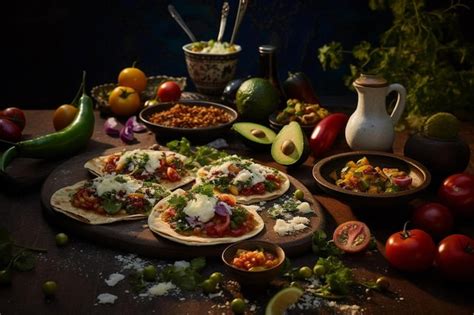 El Tentador Desayuno Mexicano Huevos Rancheros Foto Premium