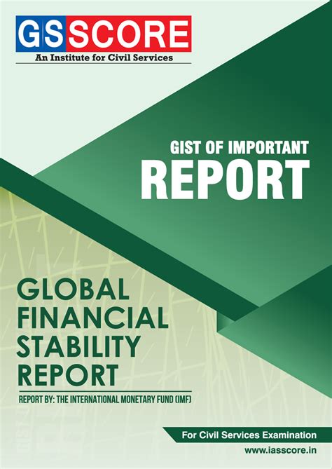 Gist Of Report Global Financial Stability Report Gs Score