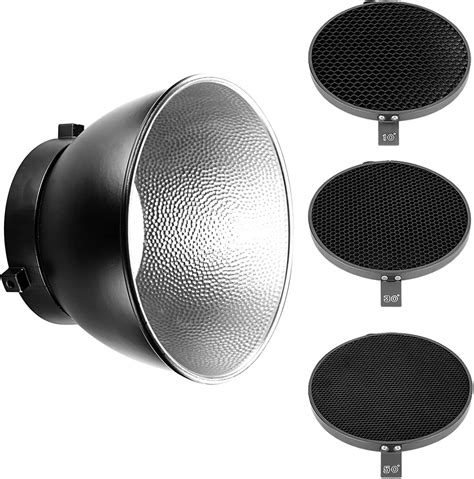 Neewer 7inch 18cm Standard Reflector Diffuser With 10 30 50 Degree