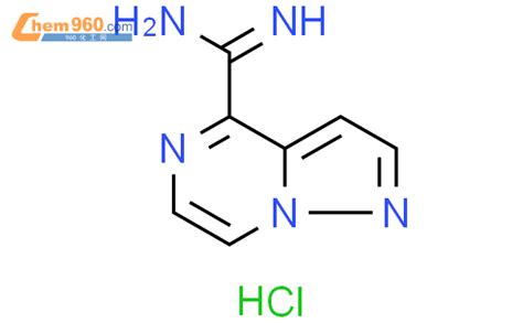 2411195 36 1 Pyrazolo 1 5 a pyrazine 4 carboximidamide hydrochloride化学式