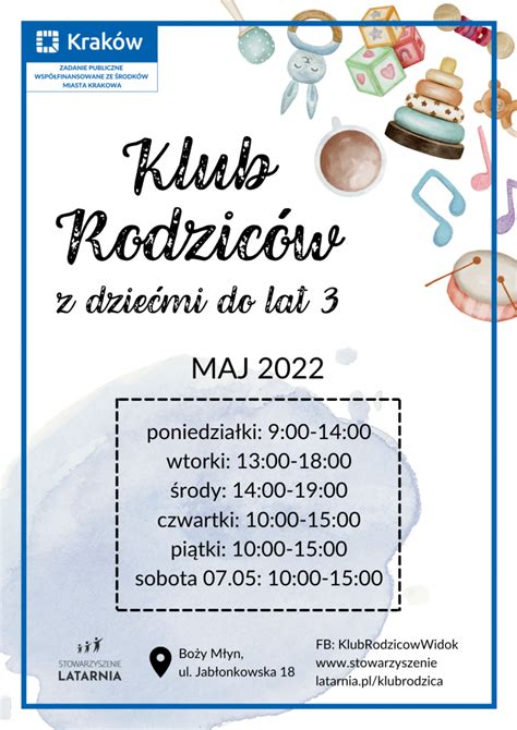 Klub Rodzic W Z Dzie Mi Do Lat Bo Y M Yn