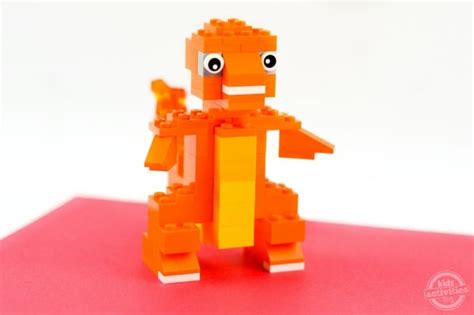 Make Your Own Lego Charmander Pokemon Figure