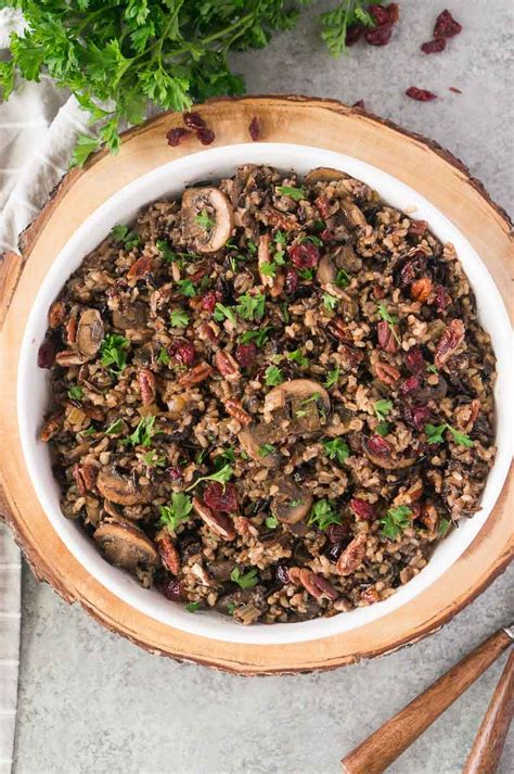 Wild Rice Pilaf With Mushrooms With Mushrooms Delicious Meets Healthy