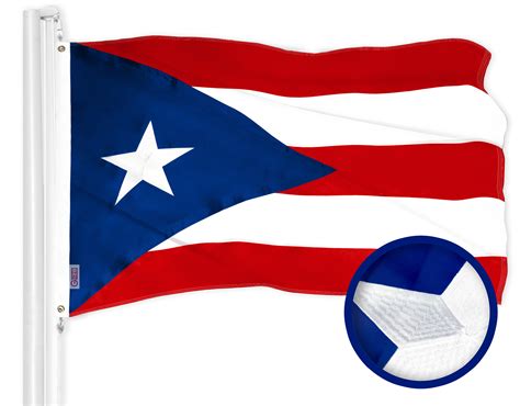 3x5 Puerto Rico Rican Dark Blue Oxford Polyester Flag