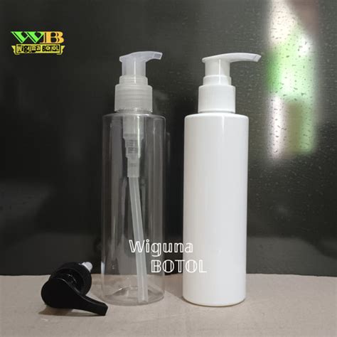 Jual Botol Pump 200ml Model RF Botol Pet 200ml Rf Tutup Pump Lotion