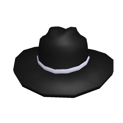 Large Black And White Stetson For Pumpkins Roblox Item Rolimon S