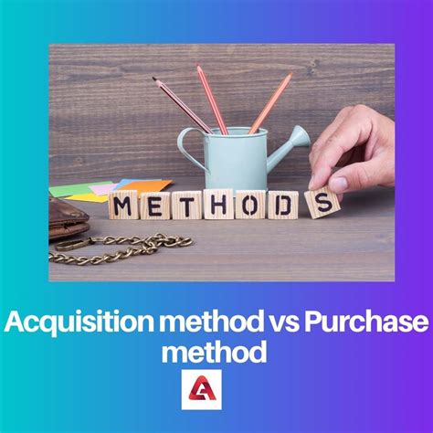 Método De Adquisición Vs Método De Compra Diferencia Y Comparación