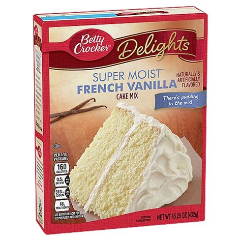 Betty Crocker Super Moist French Vanilla Cake Mix