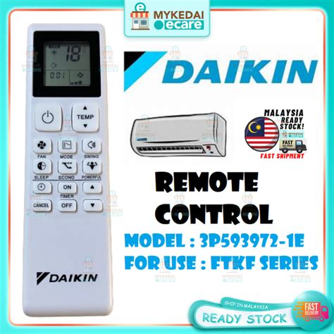 Daikin Aircond Remote Control Original Daikin FTKF Series Inverter