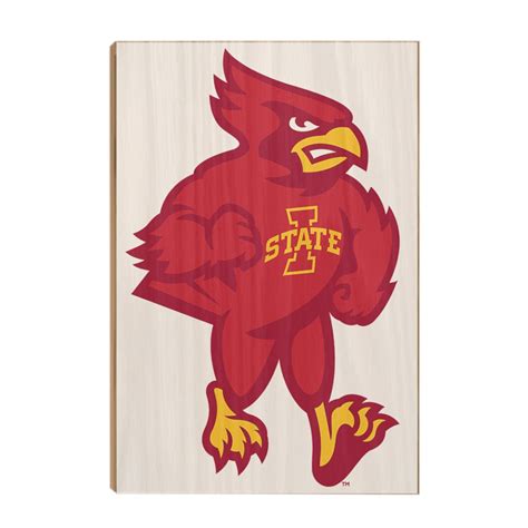 Iowa State Cyclones Cy Logo ISU Mascot Wood Art Acrylic Mini - Etsy