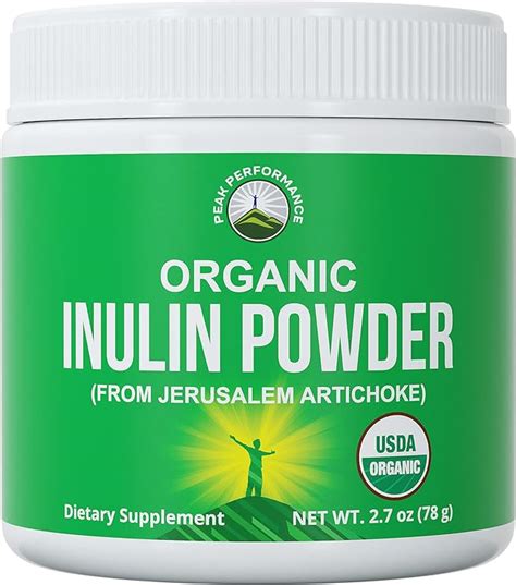 Organic Inulin Powder Natural Prebiotic Fiber For Gut Health Usda